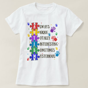 Autisme bewustzijn is altijd uniek t-shirt