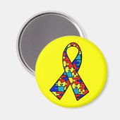 Autisme Bewustzijn Jigsaw Puzzel Lint Producten Magneet (Voorkant / Achterkant)