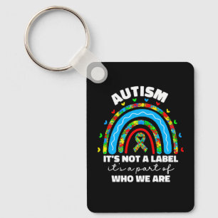 Autisme Bewustzijn Jongens Kind Puzzel Autistisch Sleutelhanger