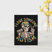 Autisme bewustzijn kaart (Gele Bloem)