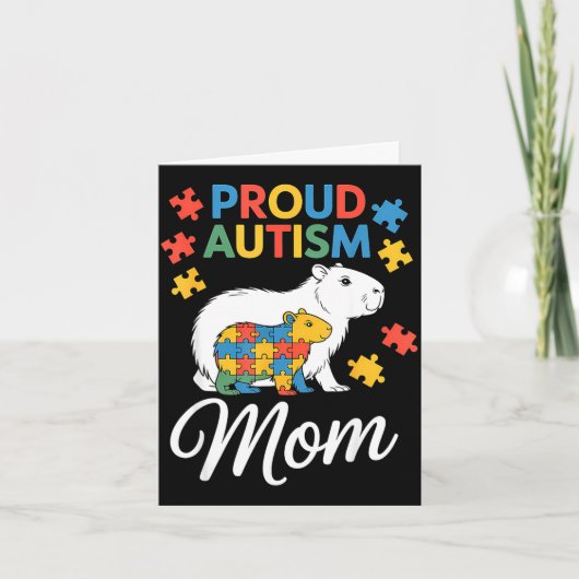 Autisme bewustzijn  kaart (Voorkant)