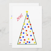 Autisme Bewustzijn Kerst Kaart (Voorkant / Achterkant)