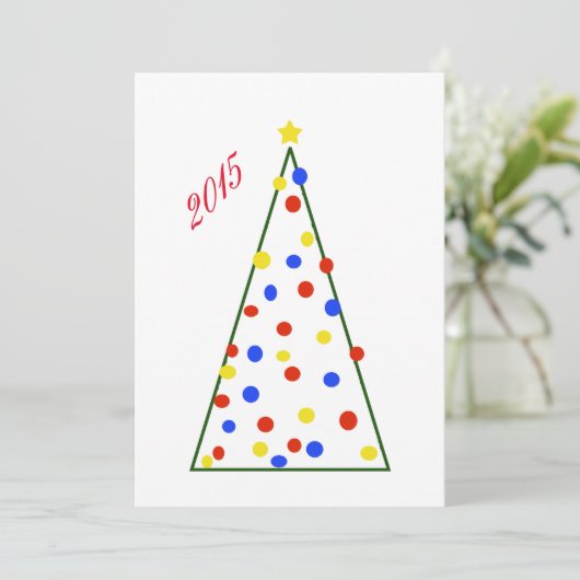 Autisme Bewustzijn Kerst Kaart (Staand voorkant)