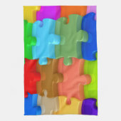 Autisme Bewustzijn Keuken Handdoek Multicolor 3DPu (Verticaal)