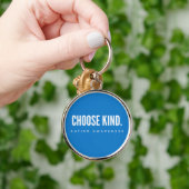 Autisme Bewustzijn Kies Kind Blue Modern Sleutelha Sleutelhanger (Hand)