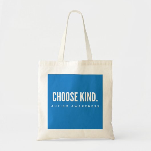 Autisme Bewustzijn Kies Kind Moderne Canvas tas (Voorkant)