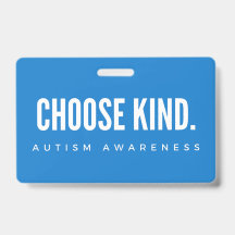 autisme bewustzijn kies soort Badge Lanyard