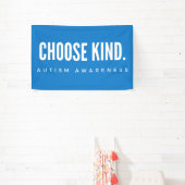 autisme bewustzijn kies soort moderne Banner Sign (Insitu)