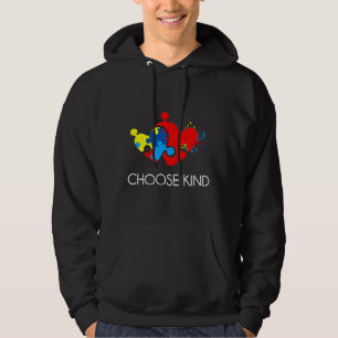 Autisme bewustzijn Kies voor hart Hoodie