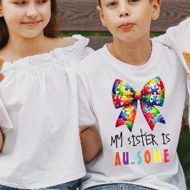 Autisme Bewustzijn Kinder Familie Zuster Ondersteu