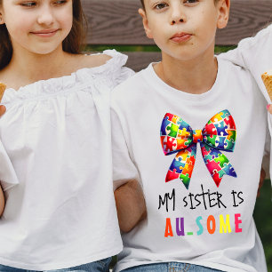 Autisme Bewustzijn Kinder Familie Zuster Ondersteu