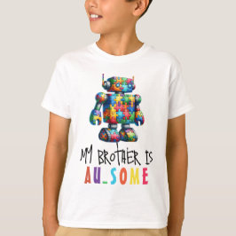 Autisme Bewustzijn Kinder Familieondersteuning T-shirt