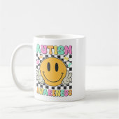 Autisme Bewustzijn Kinder Mannen Vrouwen Glimlache Koffiemok (Links)