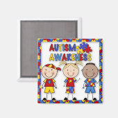 Autisme Bewustzijn Koelkast Magneet (Voorkant / Achterkant)