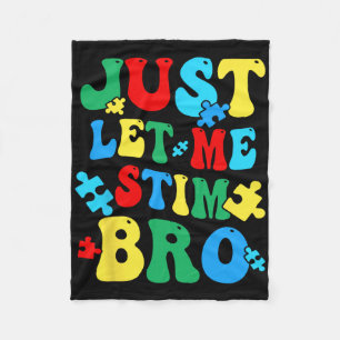 Autisme bewustzijn Laat me gewoon stimmen Bro Jong Fleece Deken