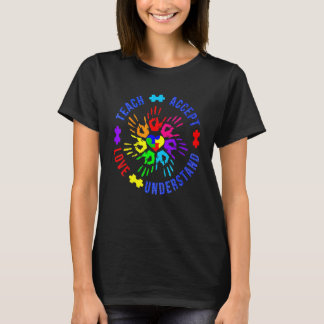 Autisme Bewustzijn Leraren Accepteren Begrijpen T-shirt