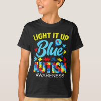 Autisme bewustzijn licht blauw puzzel gloeilamp mi