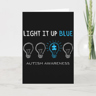 Autisme bewustzijn Licht het Blauw aan Familie Mat Kaart