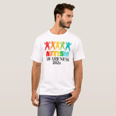 Autisme Bewustzijn Liefde Begrijpen T-SHIRT (Voorkant volledig)