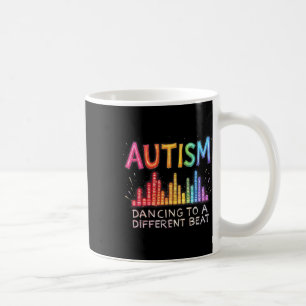Autisme Bewustzijn Maand Autisme Dansen op een Ver Koffiemok