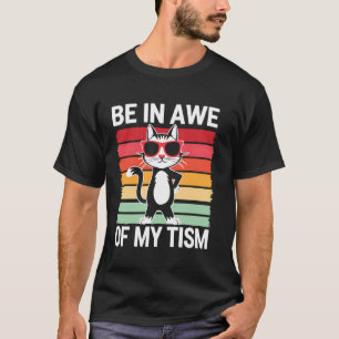 Autisme Bewustzijn Maand Cool Ontzag Voor Mijn Tis T-shirt