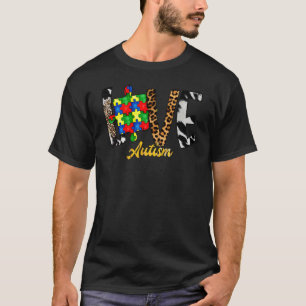 Autisme Bewustzijn Maand Familie Moeder Vader Kind T-shirt