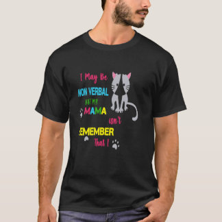 Autisme Bewustzijn Maand, grappige autistische kin T-shirt