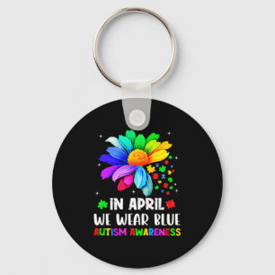Autisme Bewustzijn Maand In April dragen we Blauwe Sleutelhanger