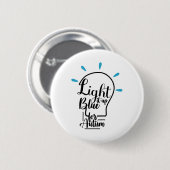 Autisme Bewustzijn Maand Ondersteuning Licht het B Ronde Button 5,7 Cm (Voorkant /achterkant)