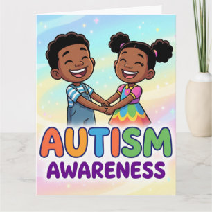 #Autisme Bewustzijn Maand -Voeg uw speciale boodsc Kaart