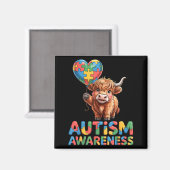 Autisme bewustzijn magneet (Voorkant / Achterkant)