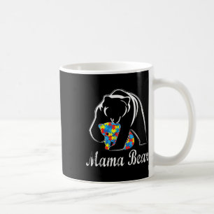 Autisme Bewustzijn Mama Beer Steun Autistische Vol Koffiemok