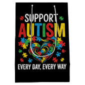 Autisme bewustzijn medium cadeauzakje (Achterkant)