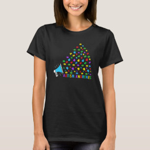 Autisme Bewustzijn Megafoon Omarm Verbazingwekkend T-shirt