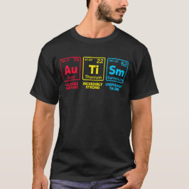 Autisme Bewustzijn moeder Elementen Periodiek Tabe T-shirt