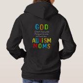 Autisme Bewustzijn Moeder God maakte Moeders Gift Hoodie (Achterkant)