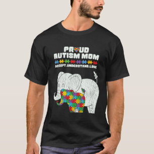 Autisme Bewustzijn Moeder Trots Autistische Zoon D T-shirt