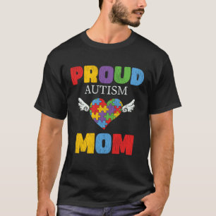 Autisme Bewustzijn Moeder Trots Autistische Zoon D T-shirt