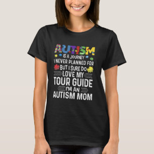 Autisme Bewustzijn Moeder's Reis Maand Steun Puzze T-shirt