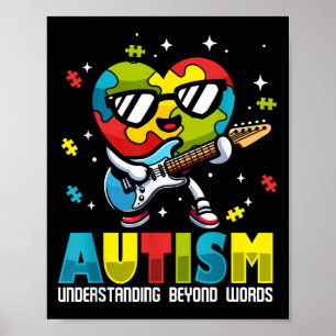 Autisme Bewustzijn Muziek Liefhebber Grafisch Begr Poster