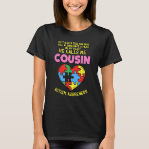 Autisme Bewustzijn Neef/ nicht Stuk Van Mijn Hart T-shirt