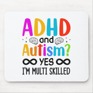 Autisme Bewustzijn Neurodivergent ADHD Muismat