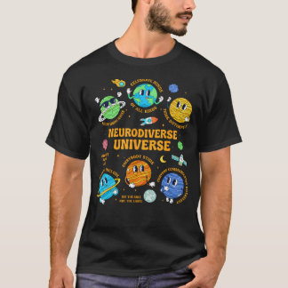 Autisme Bewustzijn Neurodivers Universum Speciaal  T-shirt