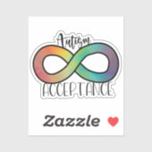 Autisme Bewustzijn Neurodiversiteit Acceptatie Sym Sticker (Vel)