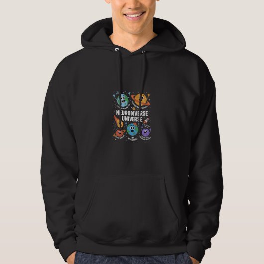 Autisme Bewustzijn Neurodiversiteit Leraar Hoodie (Voorkant)