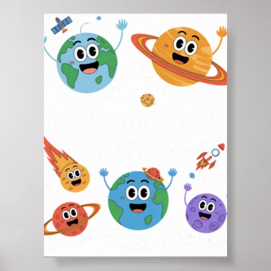 Autisme Bewustzijn Neurodiversiteit Leraar Poster (Voorkant)