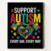 Autisme bewustzijn notitieboek (Achterkant)