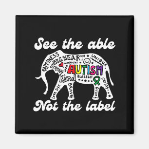 Autisme Bewustzijn Olifant Zie De Mogelijkheid Nie Magneet