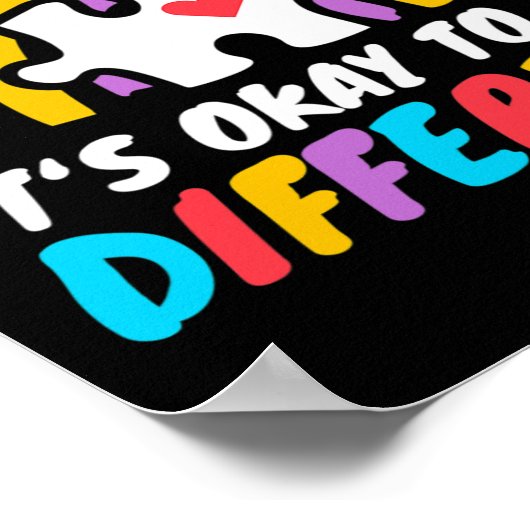 Autisme-bewustzijn om een andere liefdesautisti te poster (Hoek)