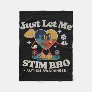 Autisme Bewustzijn Ondersteunend Stimming Schattig Fleece Deken